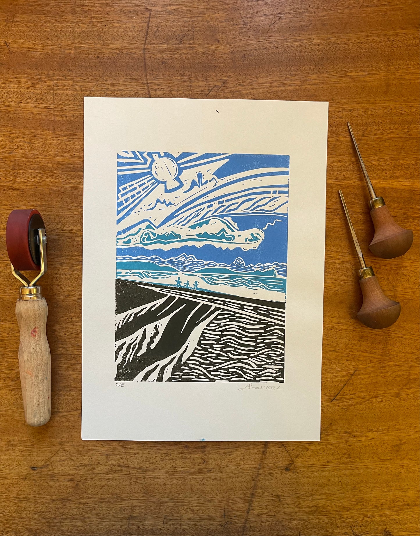 Worms Head Jigsaw Print