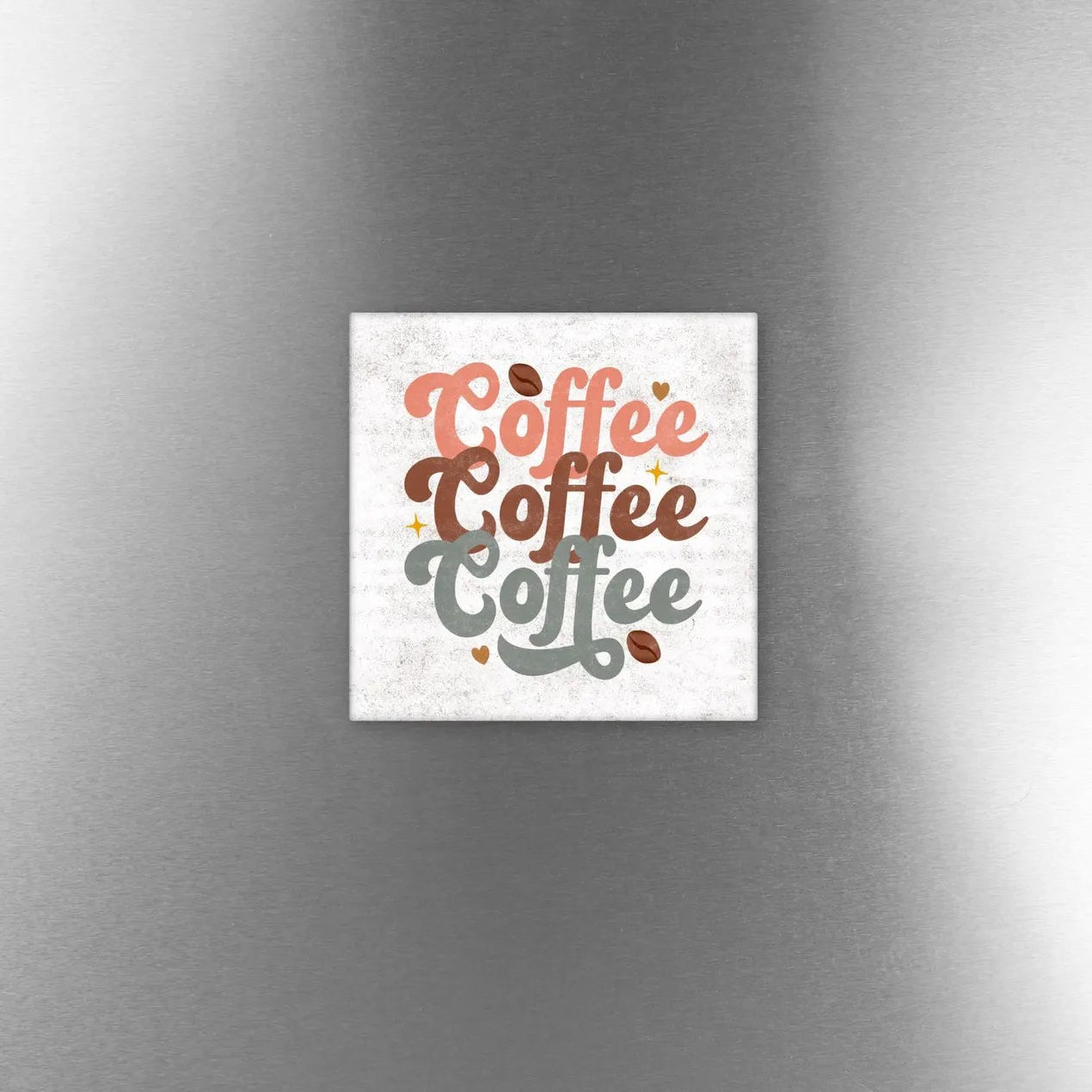 Handmade coffee photo magnet, perfect for coffee lovers and baristas. ideal as a unique gift, stocking filler, or kitchen décor. Made in South Wales.