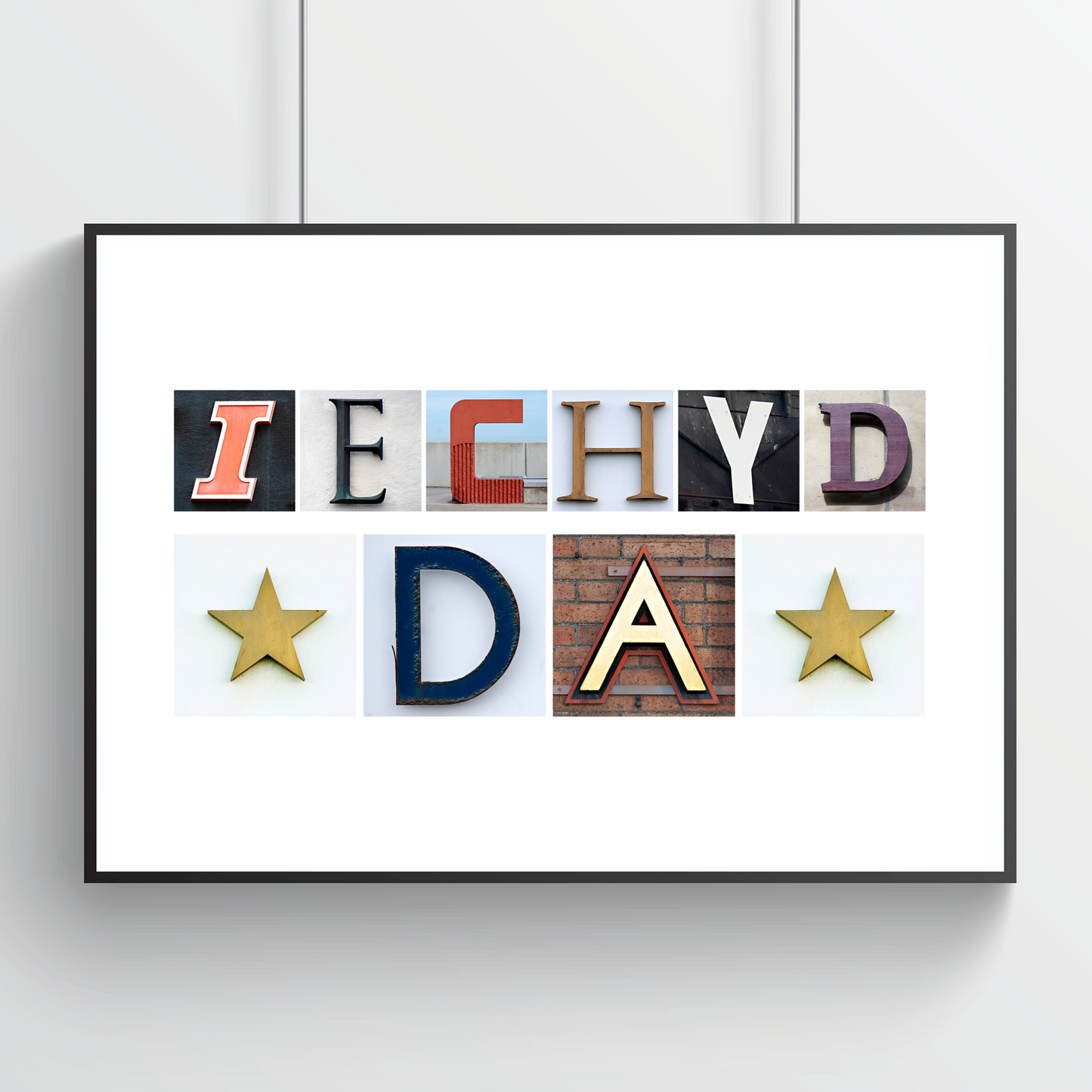 Iechyd Da Handmade Art Print