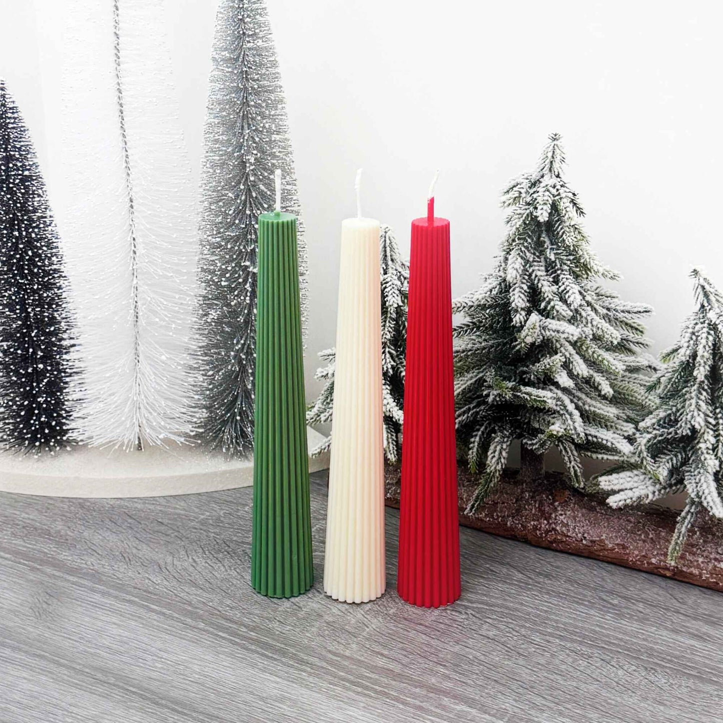 Colourful Christmas Candles