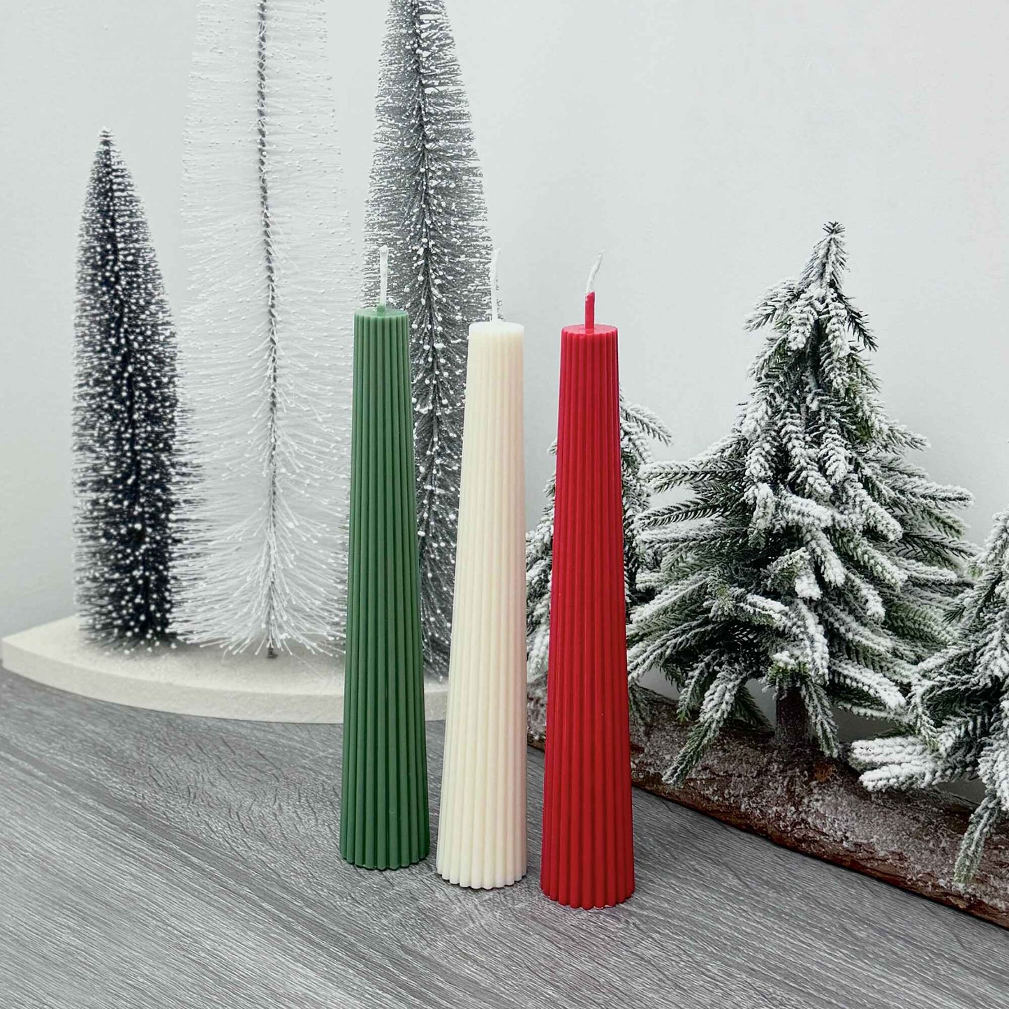 Colourful Christmas Candles