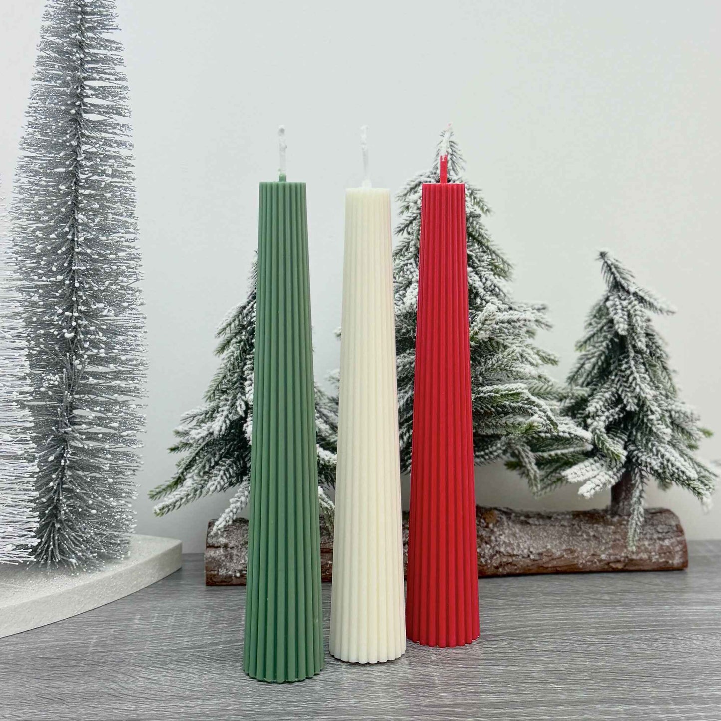 Colourful Christmas Candles