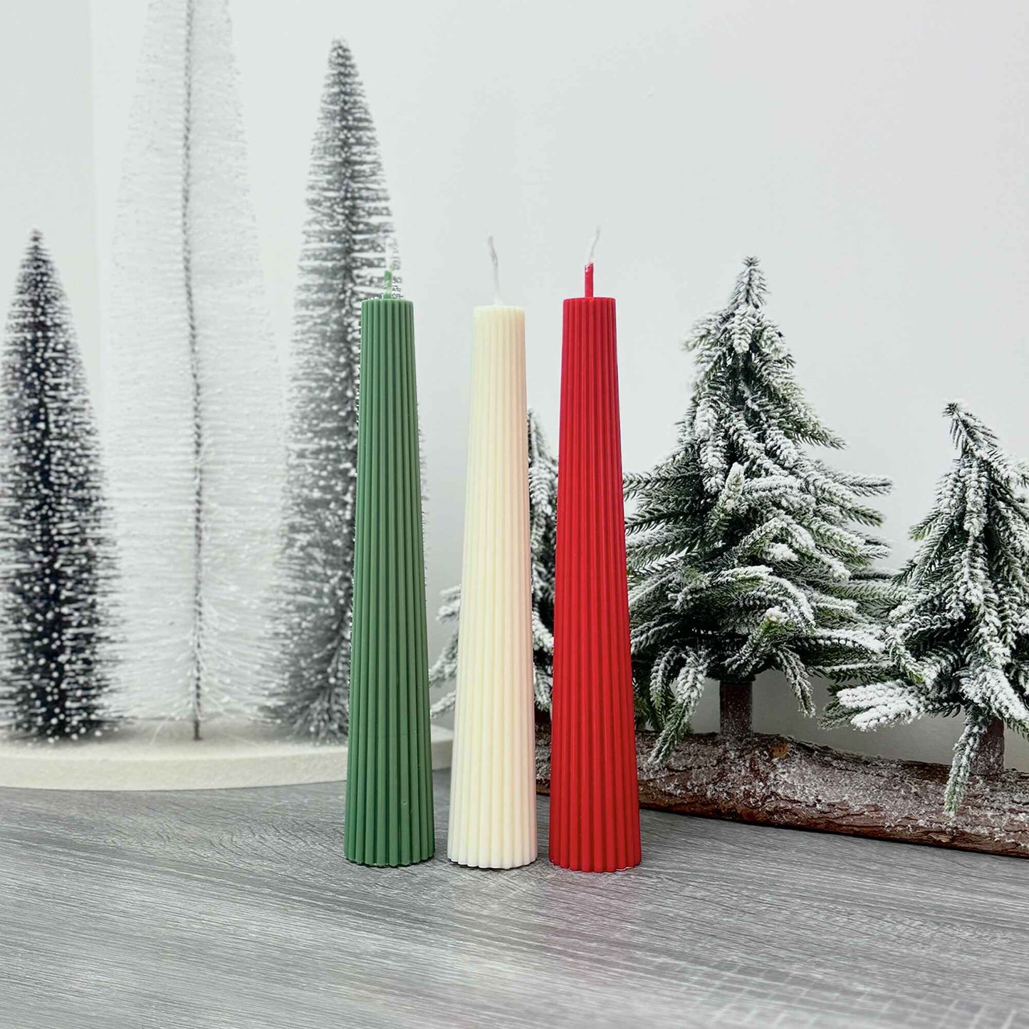 Colourful Christmas Candles