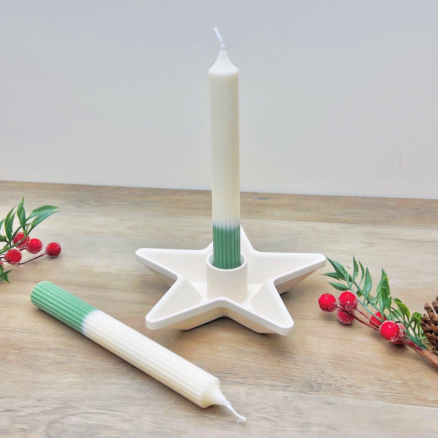 Two Tone Dinner Candles