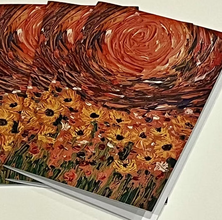 Welsh landscape greeting card made in Wales – handmade artwork from Abergavenny, perfect for gifting and supporting small Welsh makers this Christmas.”