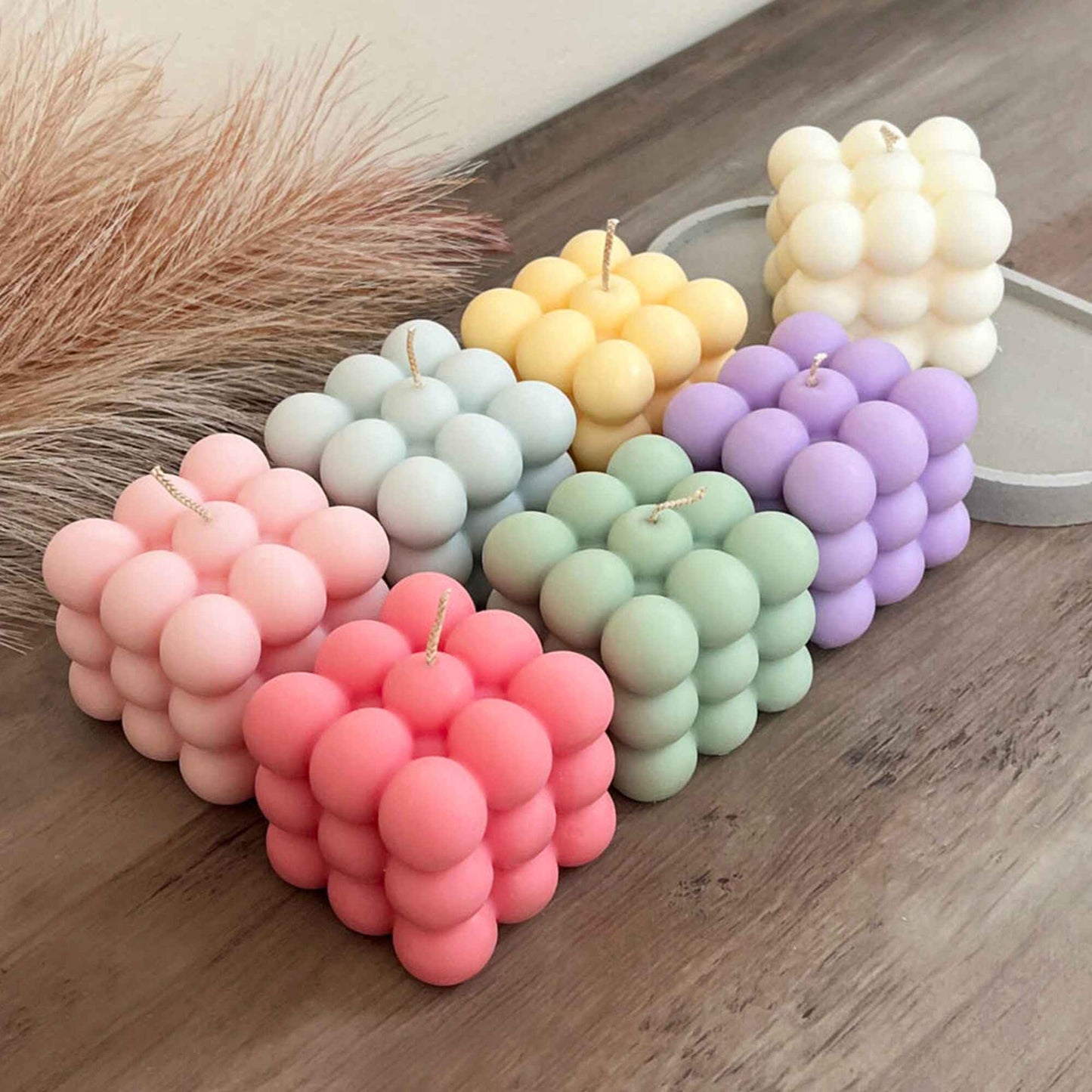 Colourful Bubble Candles