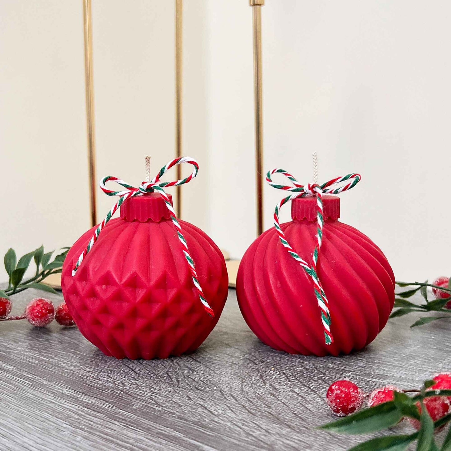 Christmas Bauble Candle