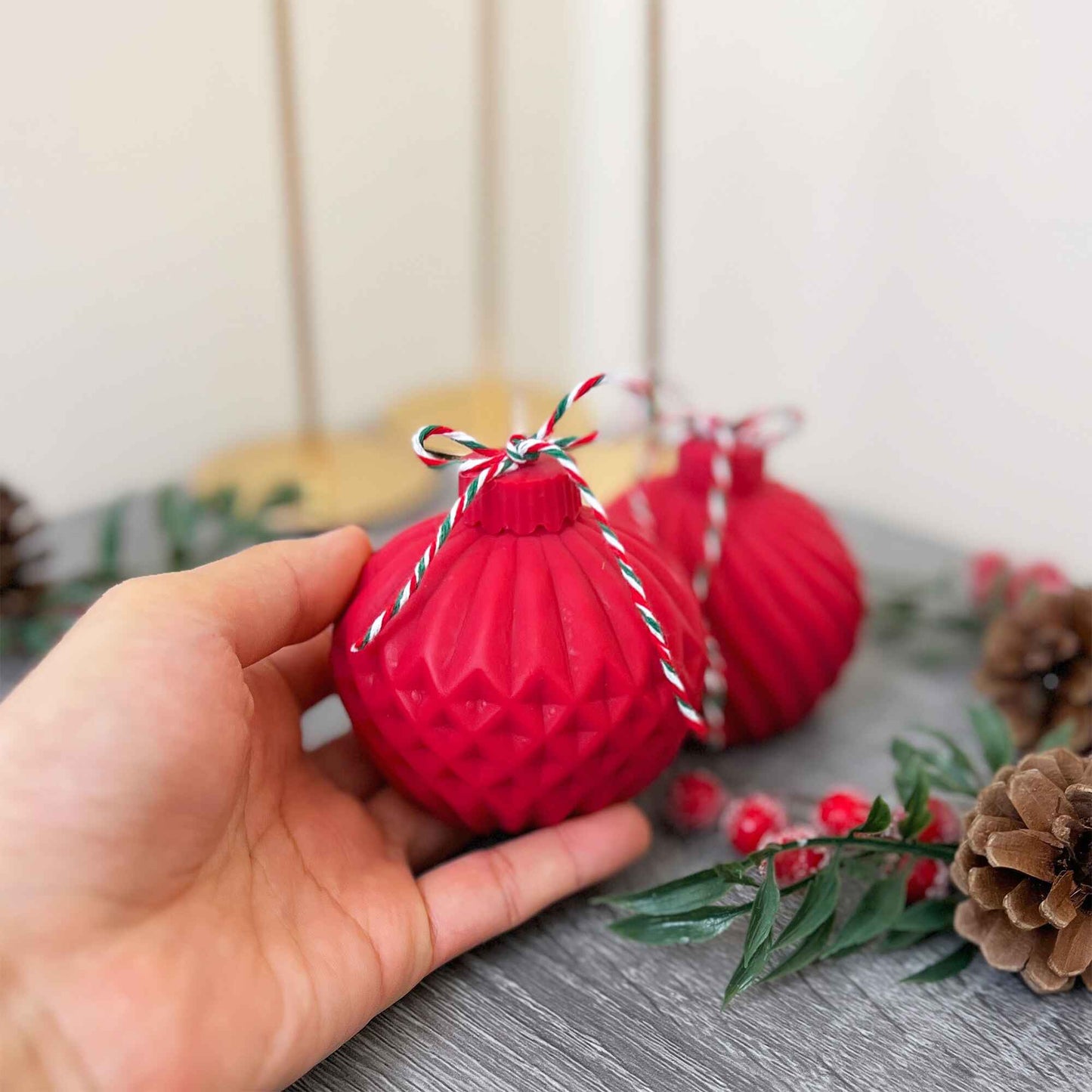 Christmas Bauble Candle