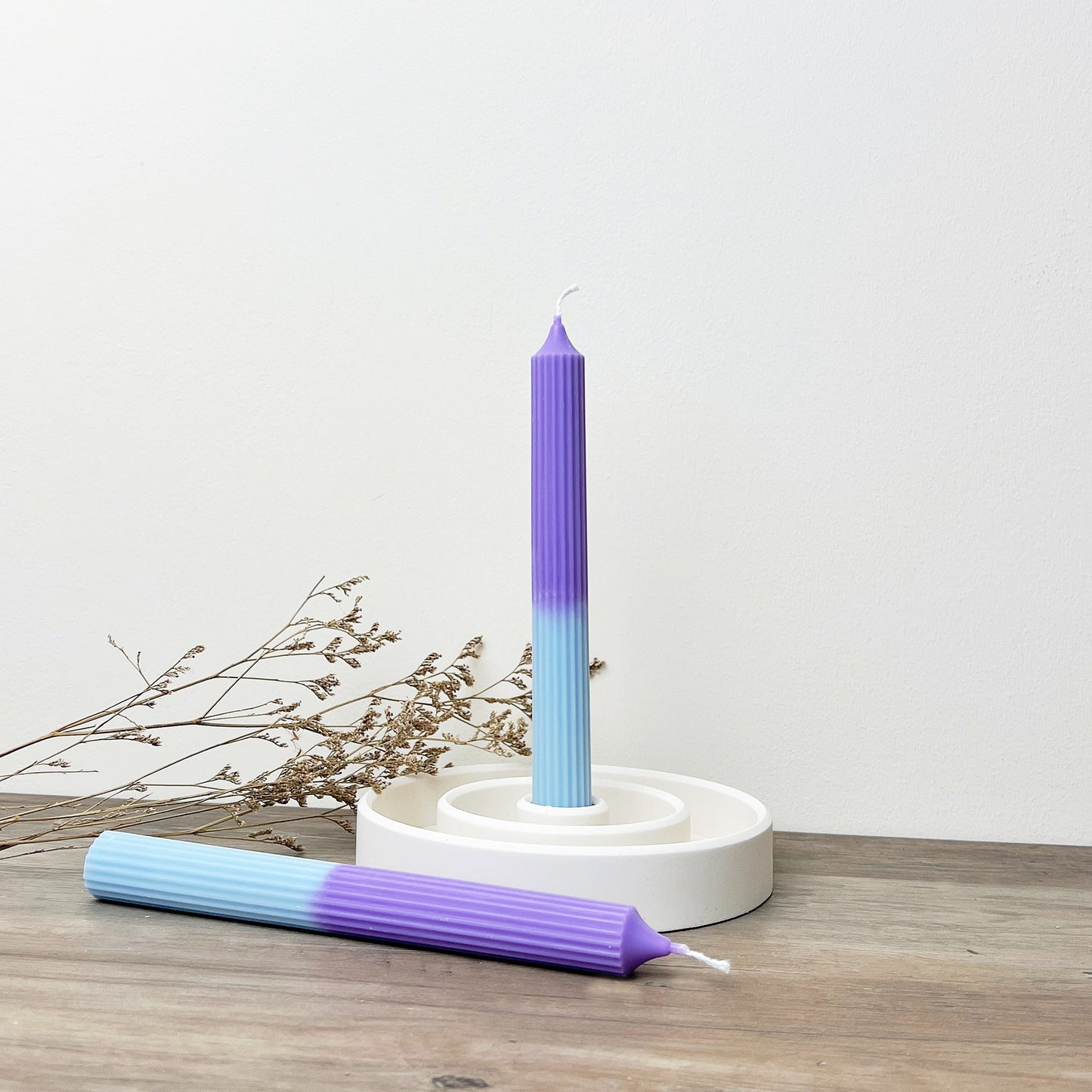 Two Tone Dinner Candles