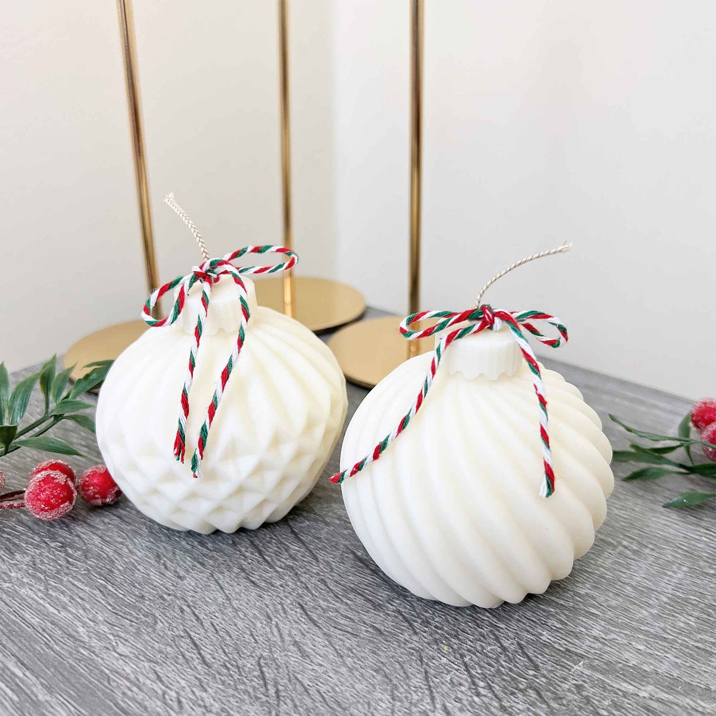 Christmas Bauble Candle