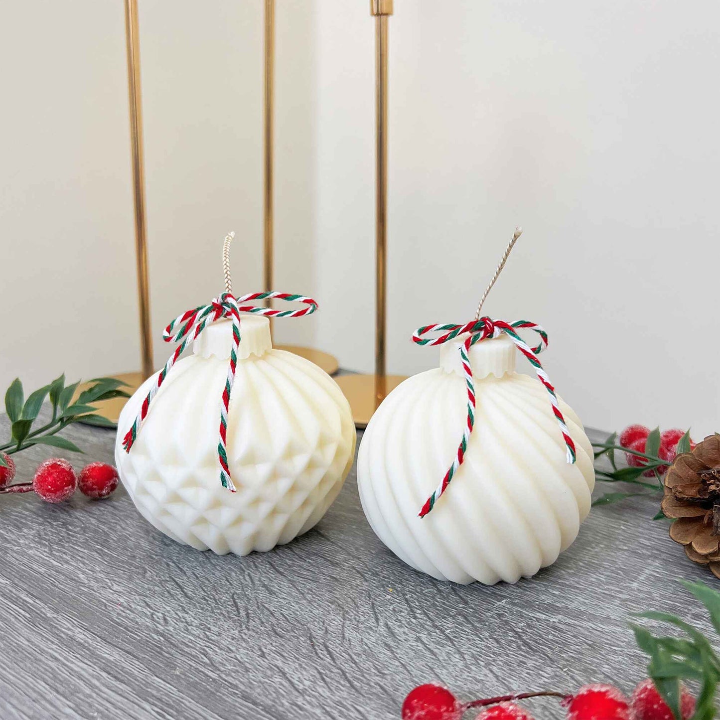 Christmas Bauble Candle