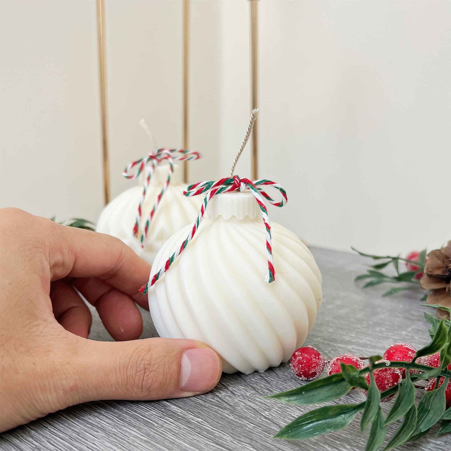 Christmas Bauble Candle