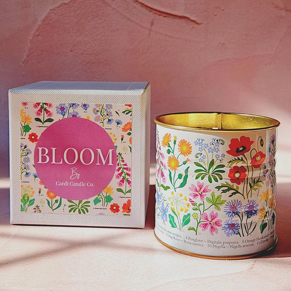 'Bloom' Soy Wax Tin Candle