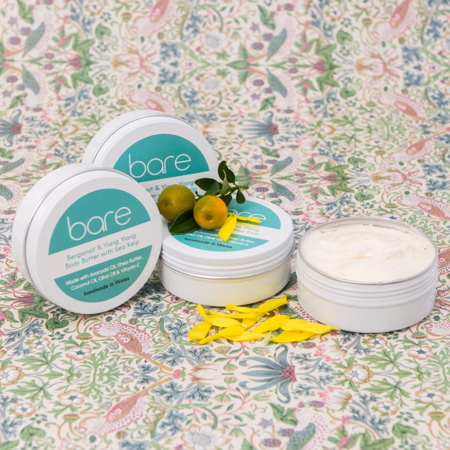 Moisturising body butters by small Welsh business, Bare Natural.