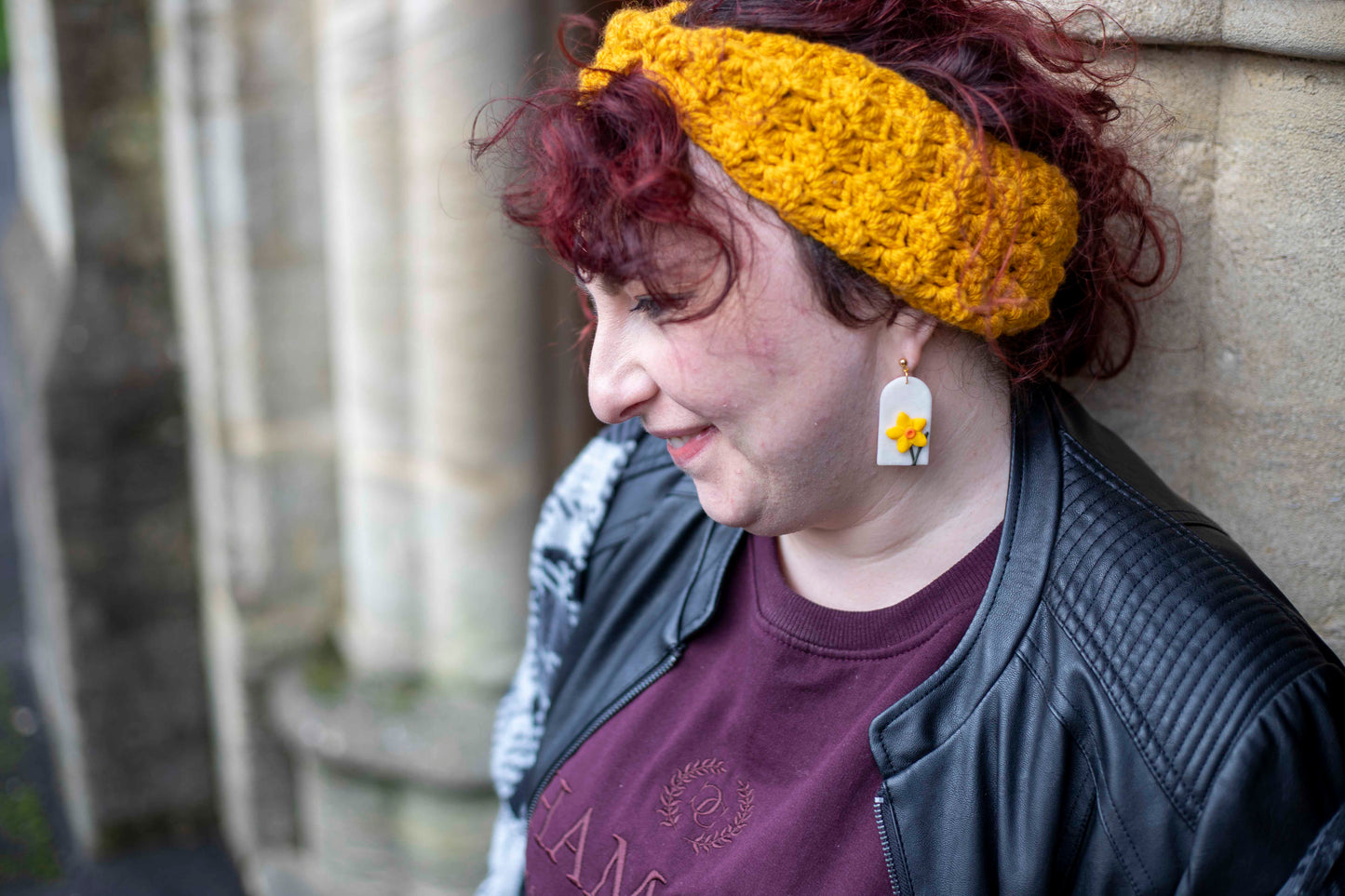 Daffodil Arch earrings