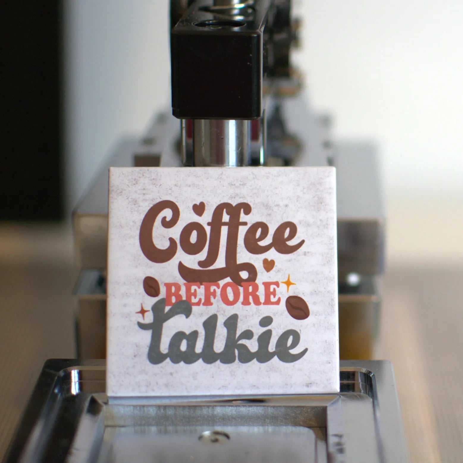 Everything’s Better with Coffee fridge magnet, premium glossy finish, South Wales made