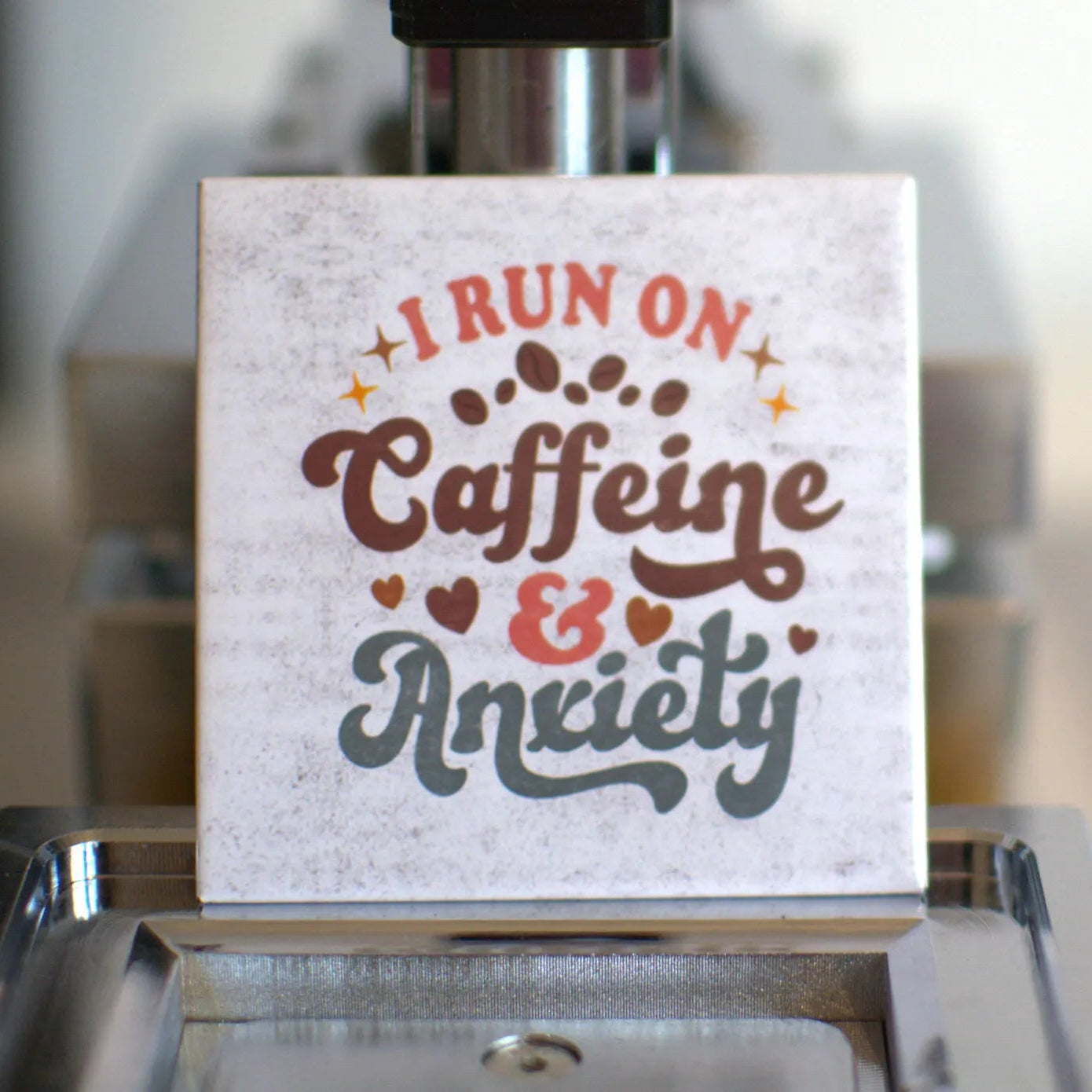 Coffee magnet ideal as a unique gift, stocking filler, or kitchen décor. Made in South Wales.