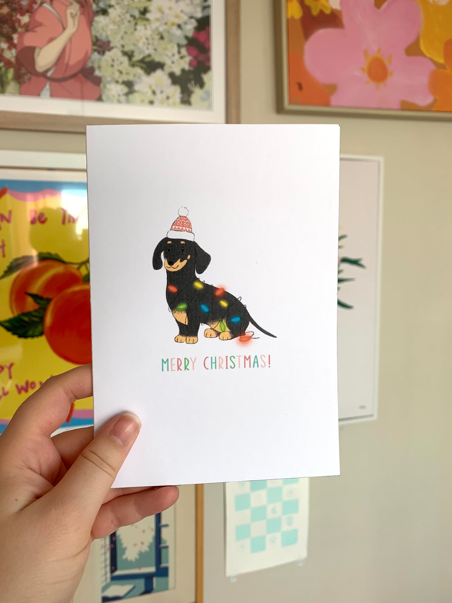 Dog Christmas Card