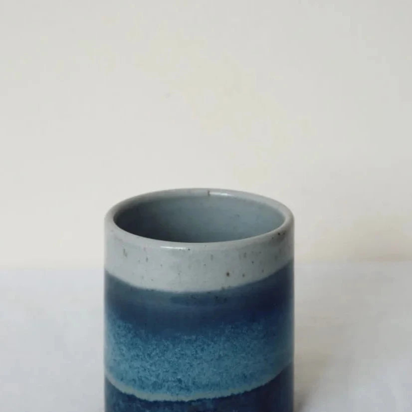 Refillable custom made candle and ceramic pot