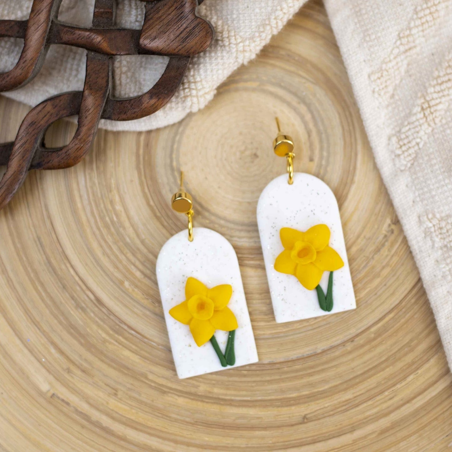 Daffodil Arch earrings