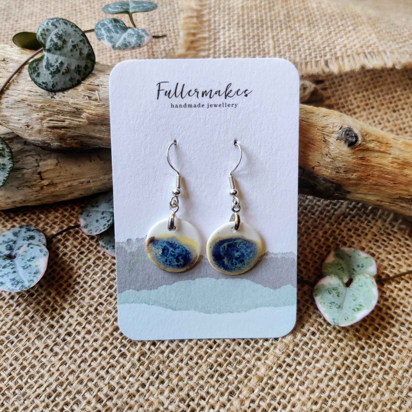 Glazed Porcelain Earrings