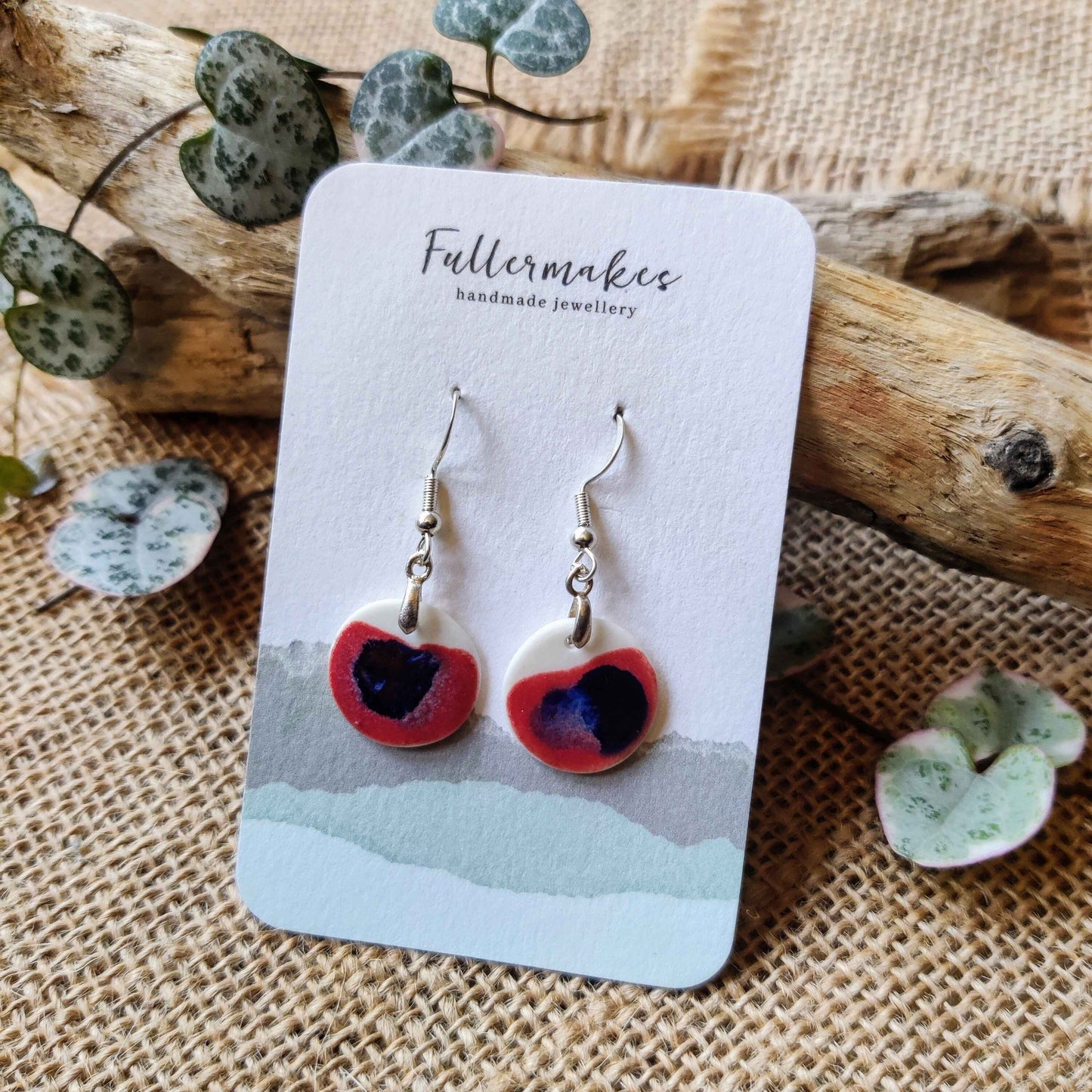 Glazed Porcelain Earrings