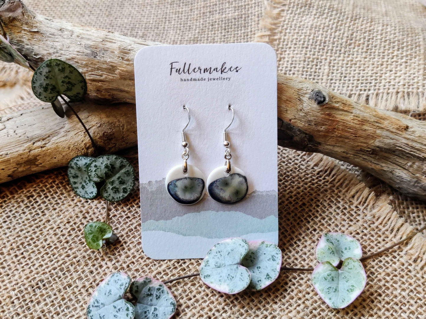 Glazed Porcelain Earrings