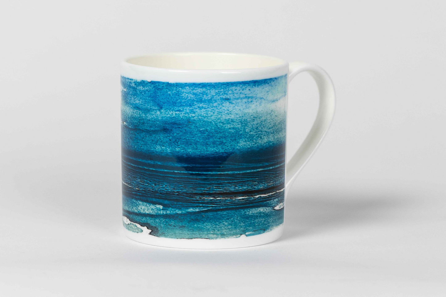 Inky Seascape Bone China Mug