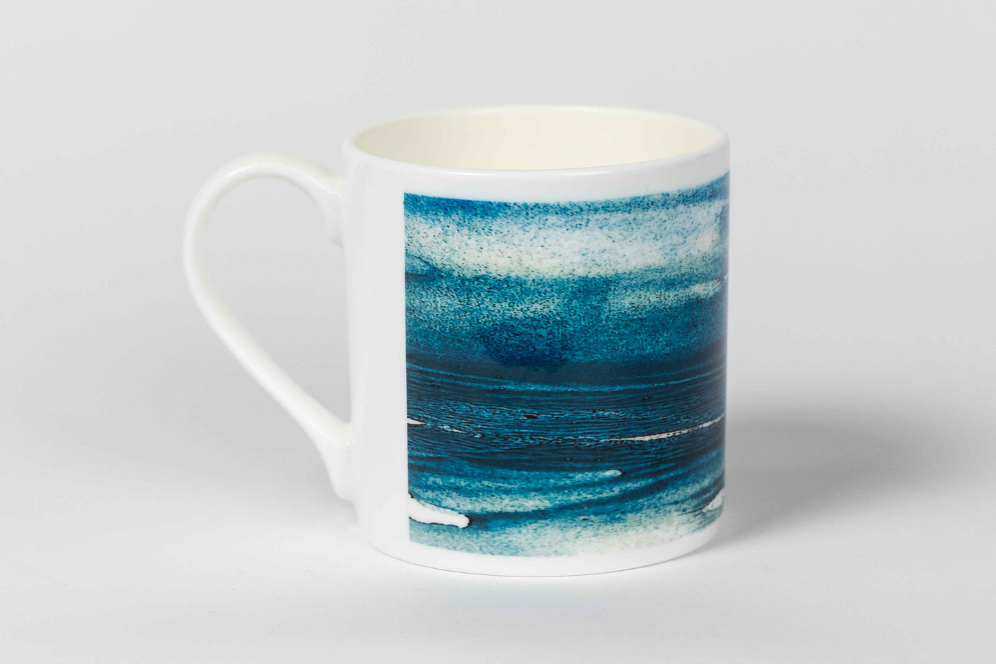 Inky Seascape Bone China Mug