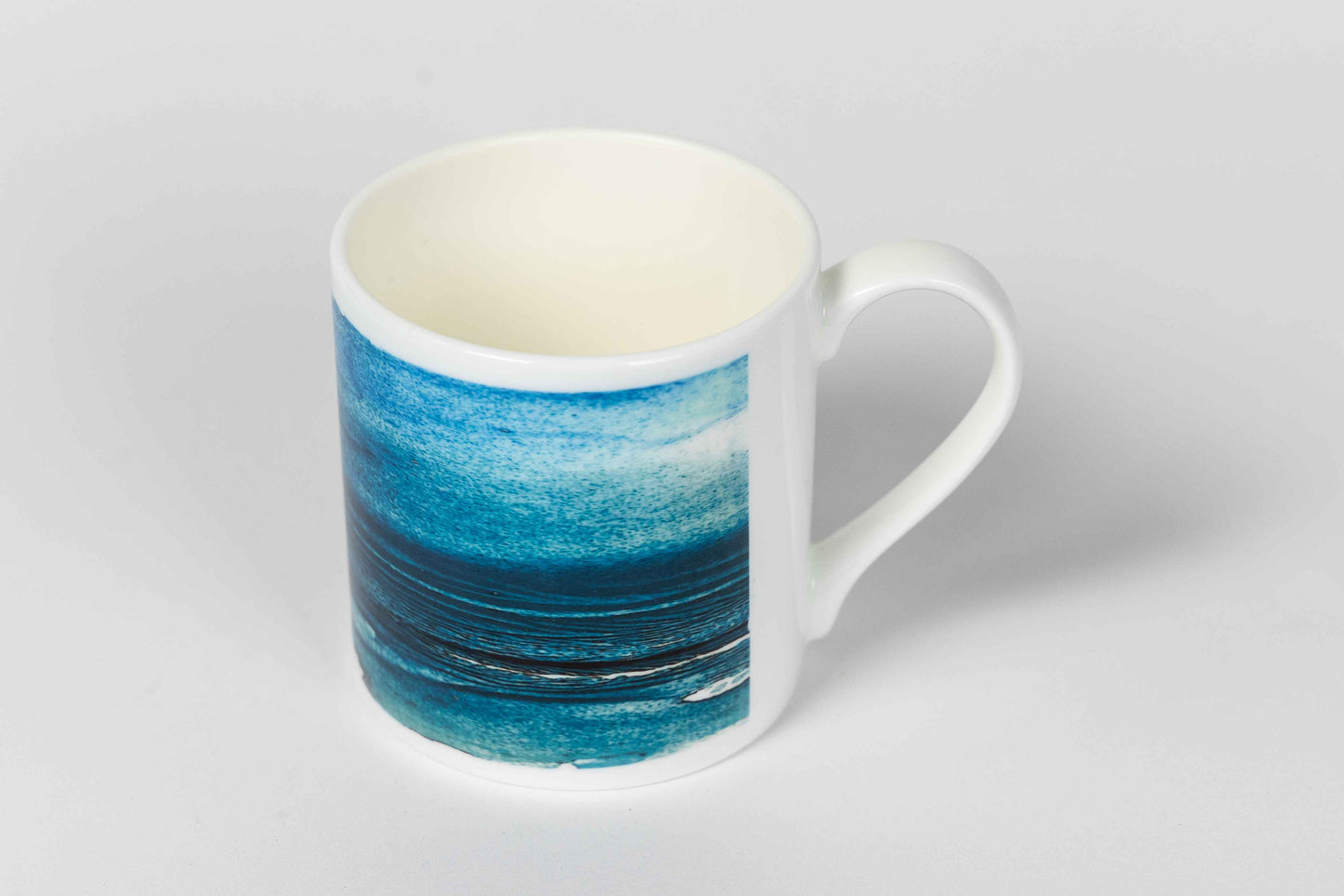 Inky Seascape Bone China Mug