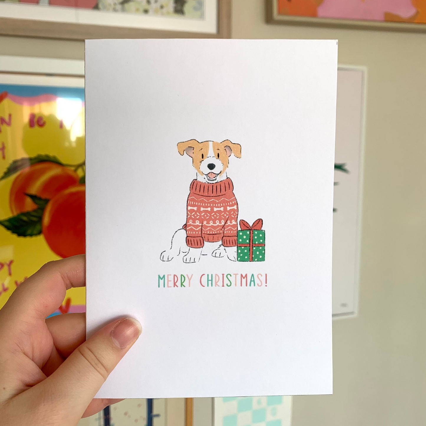 Dog Christmas Card