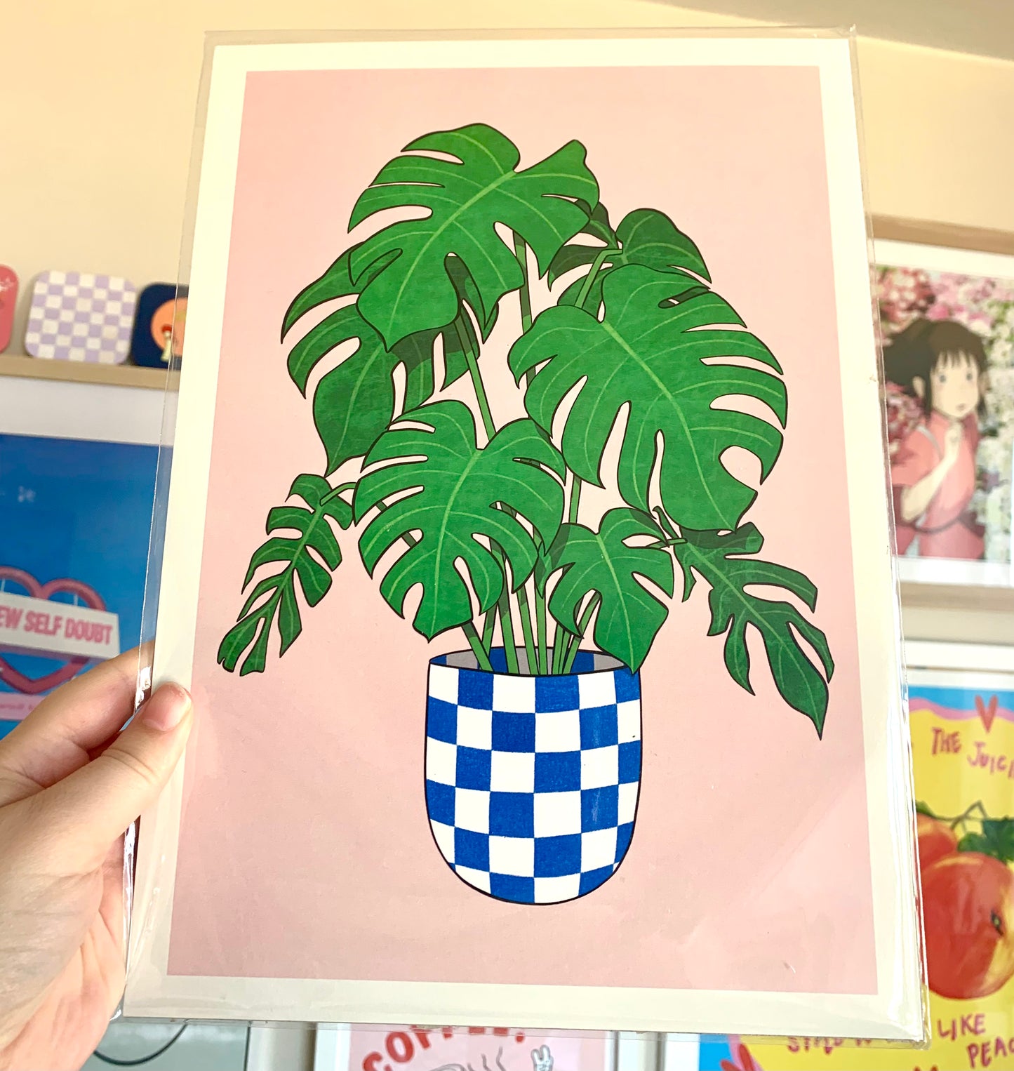 A4 Monstera Art Print