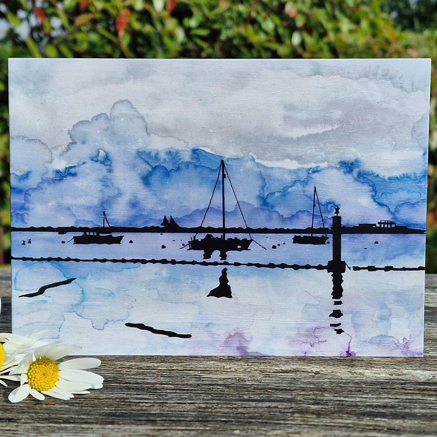 Moored Greetings Card