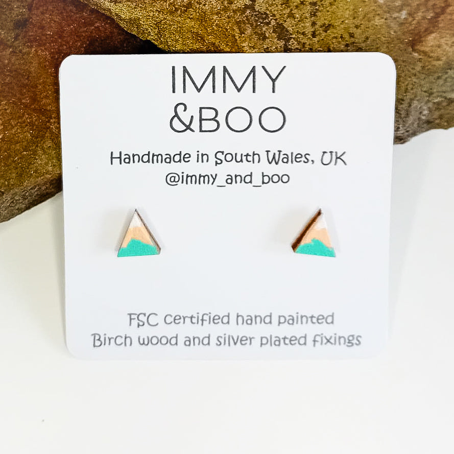 Mini Mountain earrings