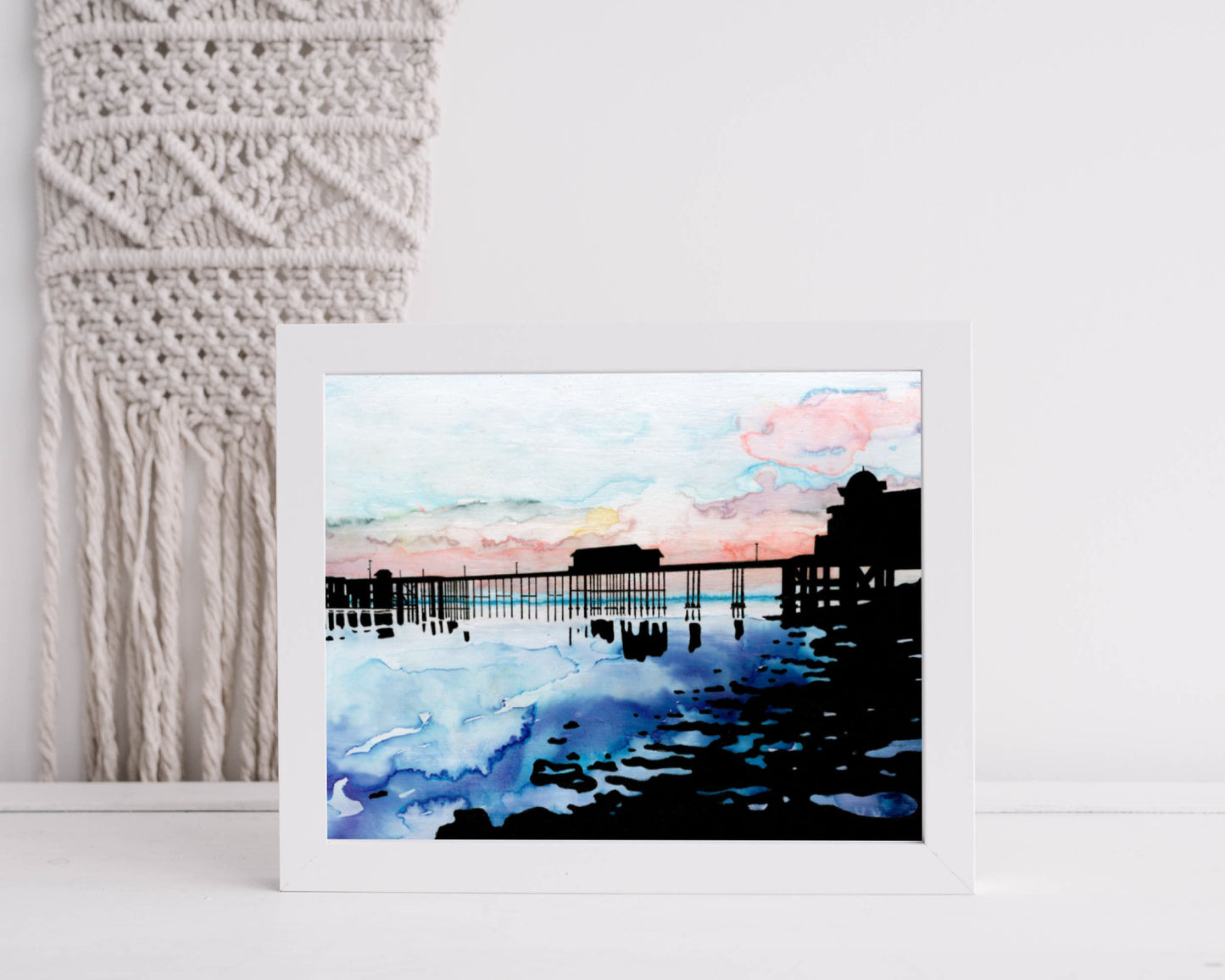 Penarth Pier Sunset Print #2