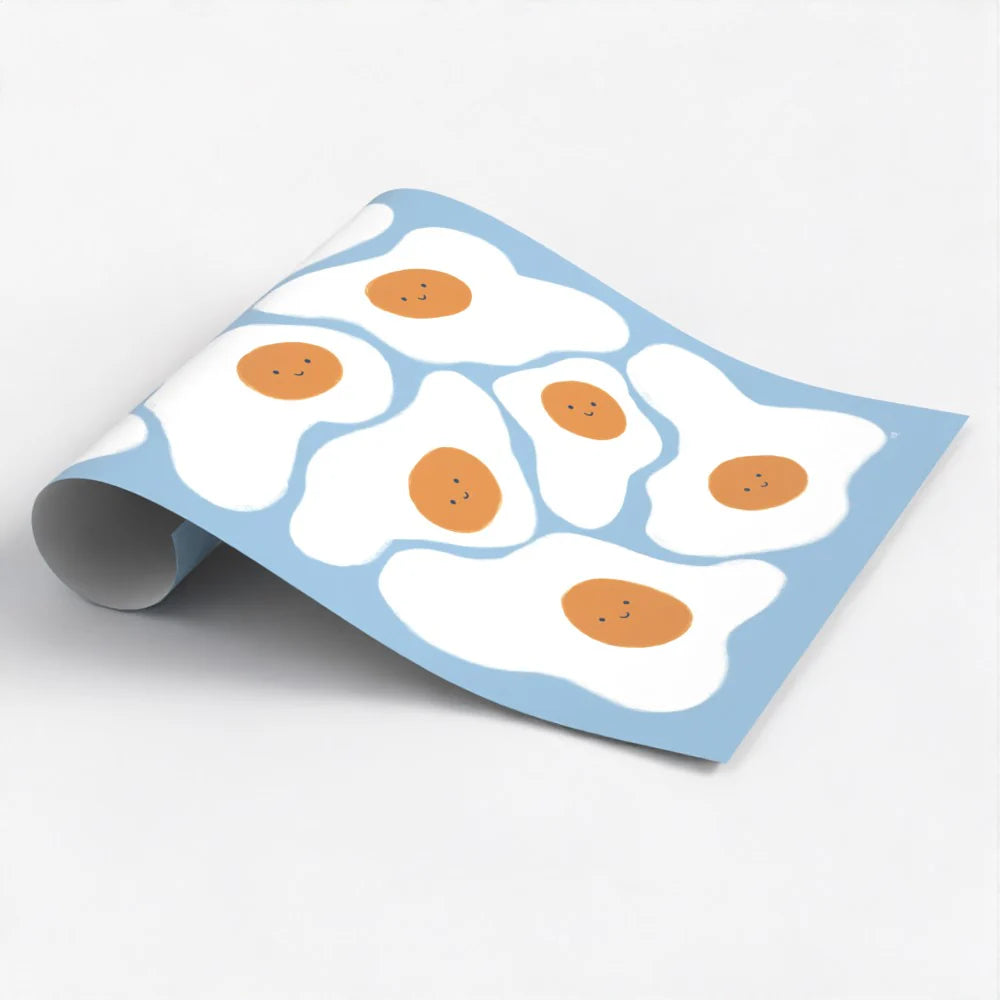 Bright and bold Sunny Side Up illustration with fun, characterful artwork in A4/A5 sizes.