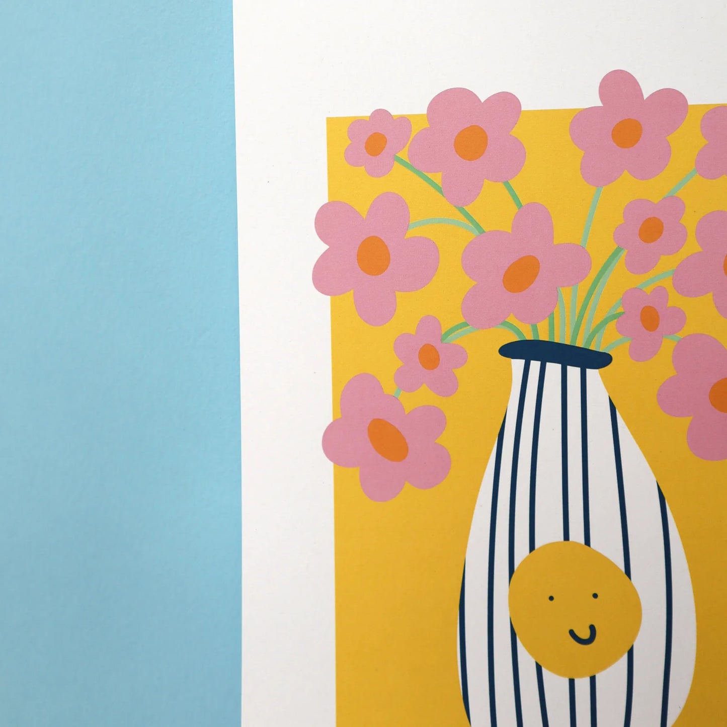 Wonky Daisies Art Print