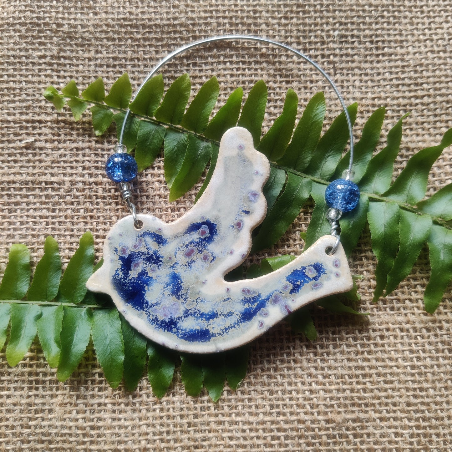 Clustdlysau Porslen Gwydr