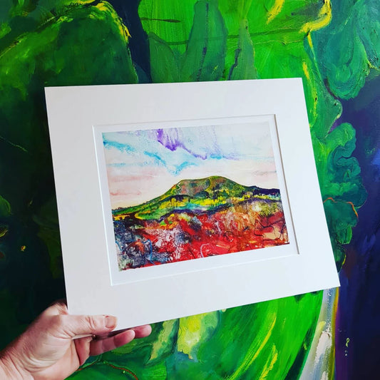 Limited edition giclée art print Abergavenny, South Wales – perfect Christmas gift from a Welsh small business