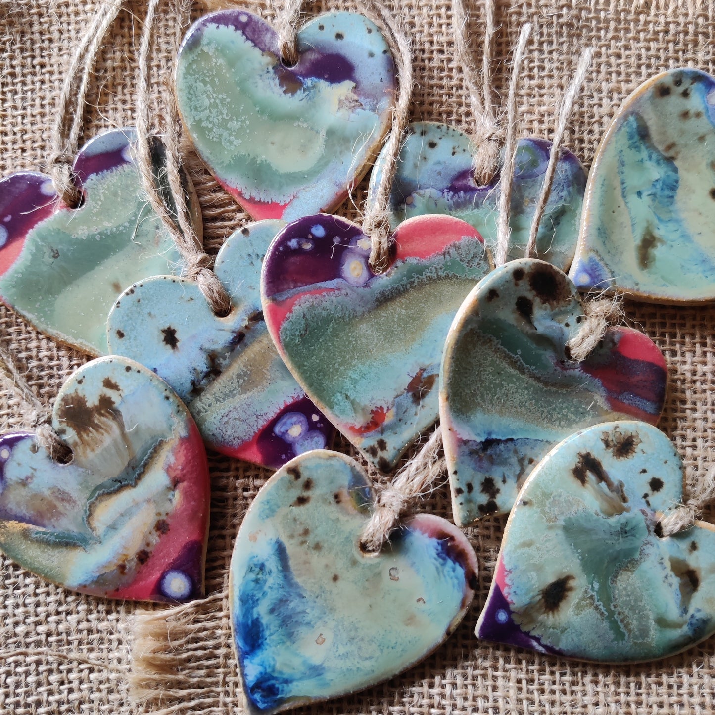 Clustdlysau Porslen Gwydr