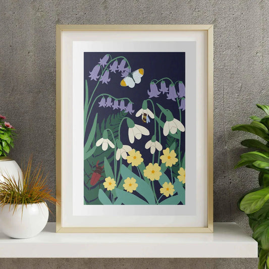 Woodland Wildlife Print