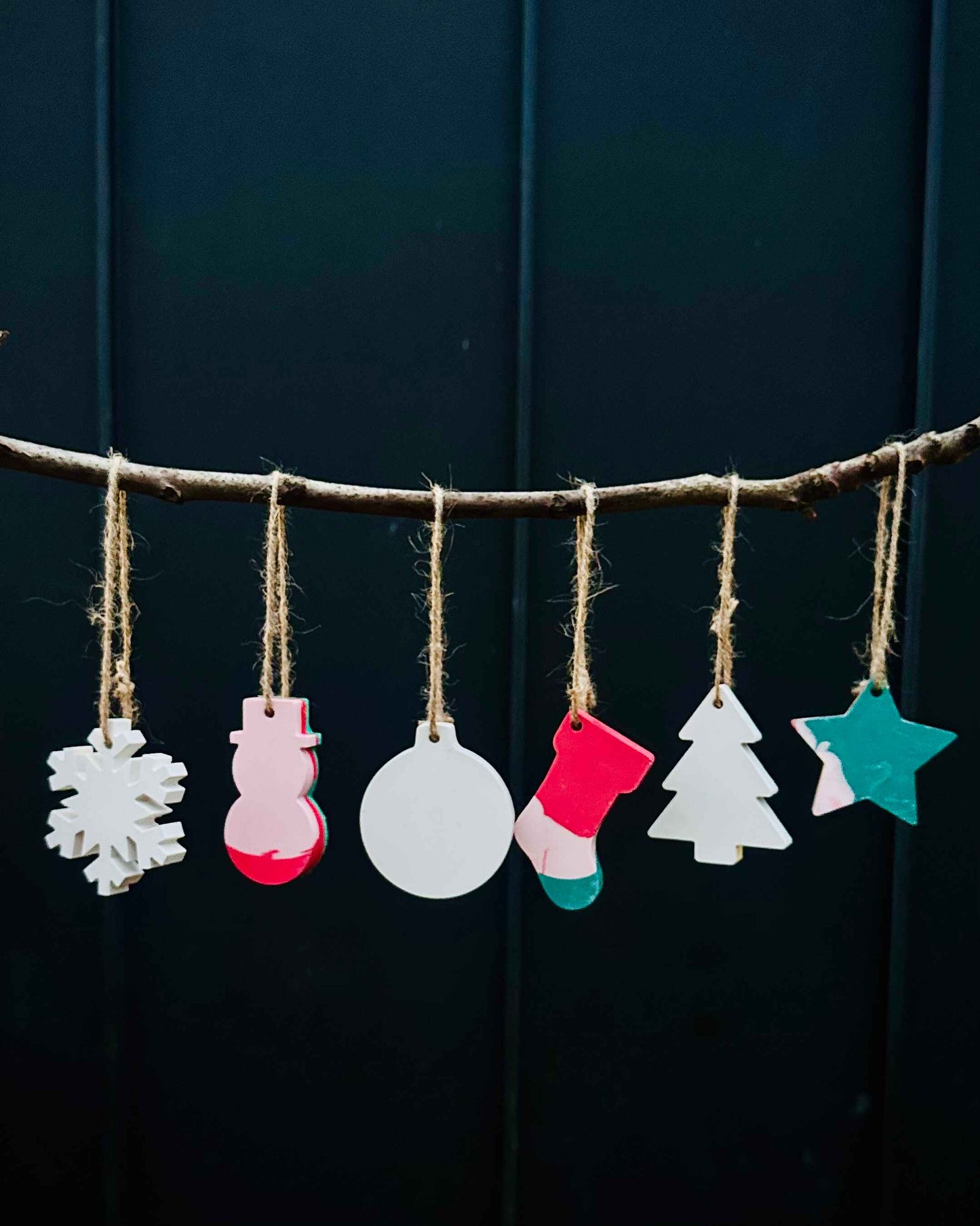 Hanging Christmas tree decorations