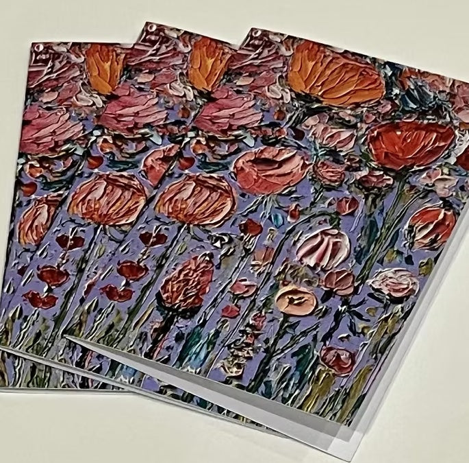 Welsh landscape greeting card set by Welsh artist – handmade artwork from Abergavenny, perfect for gifting and supporting small Welsh makers this Christmas.
