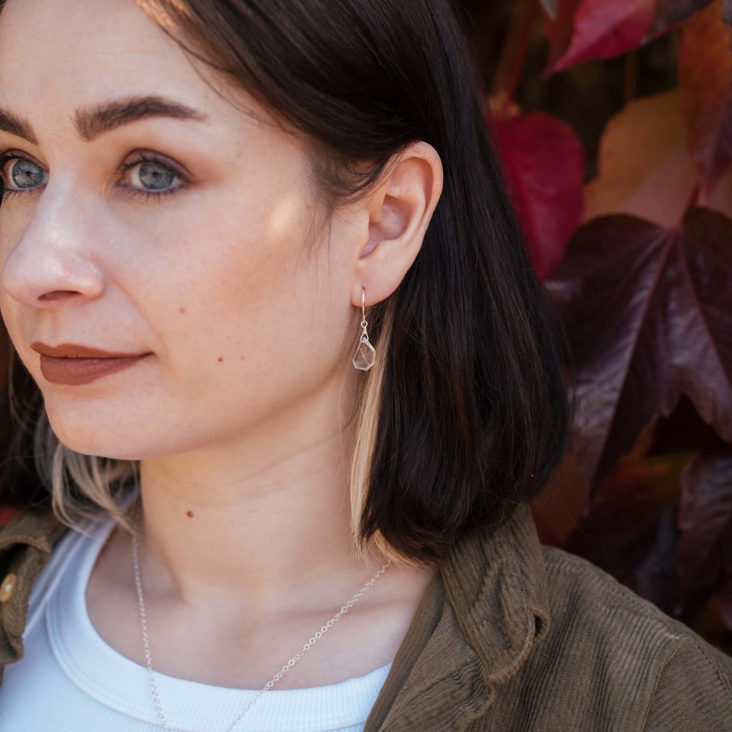 Golden Quartz Earrings