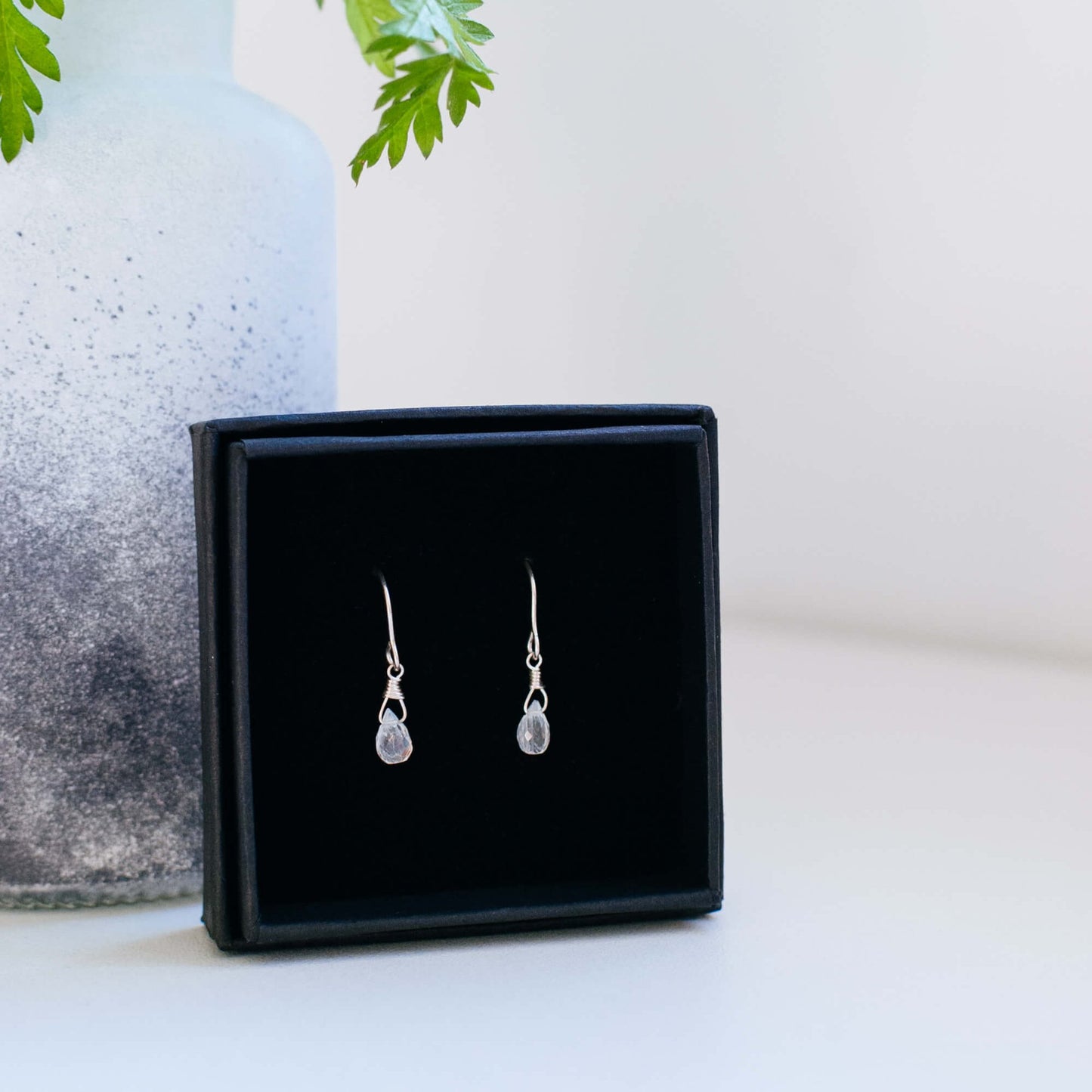 Moonstone Teardrop Earrings