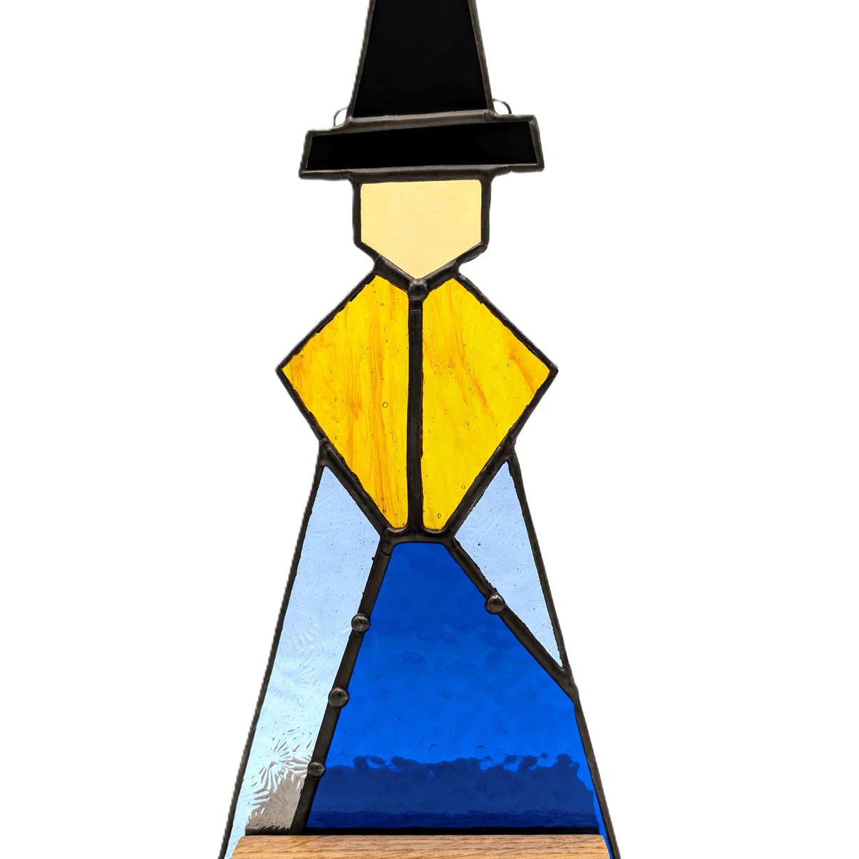 medium stained glass art, handmade in Wales, perfect gift for her or Welsh home décor.